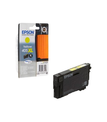 Ink jet epson 405 xl wf 3820dwf wf 4820dwf wf 7830dtwf wf 7840dtwf alta capacidad amarillo