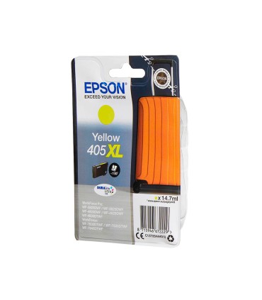 Ink jet epson 405 xl wf 3820dwf wf 4820dwf wf 7830dtwf wf 7840dtwf alta capacidad amarillo