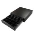 Cajon portamonedas 8 monederos 4 billeteros apertura electrica negro 410x415x110 mm