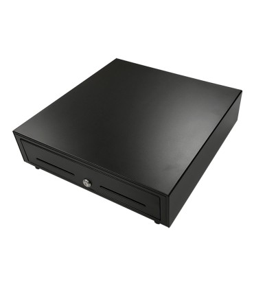 Cajon portamonedas 8 monederos 4 billeteros apertura electrica negro 410x415x110 mm