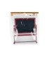 Pizarra marron liderpapel para hosteleria doble cara volteable con superficie para rotuladores 32x30 cm