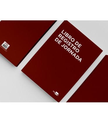 Libro liderpapel registro de jornada empleados a4 10 empleados mes pagina papel blanco 90 g