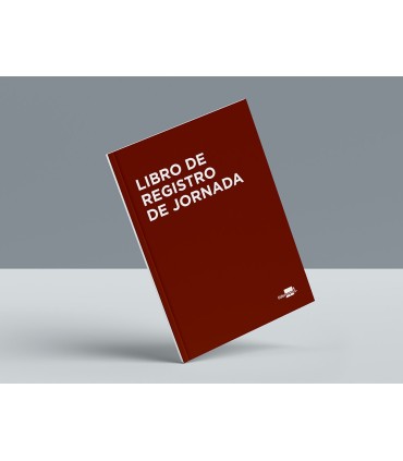 Libro liderpapel registro de jornada empleados a4 10 empleados mes pagina papel blanco 90 g