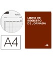 Libro liderpapel registro de jornada empleados a4 10 empleados mes pagina papel blanco 90 g