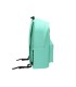 Cartera antartik mochila con asa y bolsillos con cremallera color verde menta 310x160x410 mm