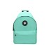 Cartera antartik mochila con asa y bolsillos con cremallera color verde menta 310x160x410 mm