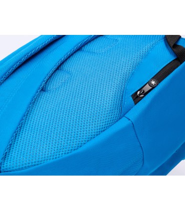 Cartera antartik mochila con asa y bolsillos con cremallera color azul 310x160x410 mm