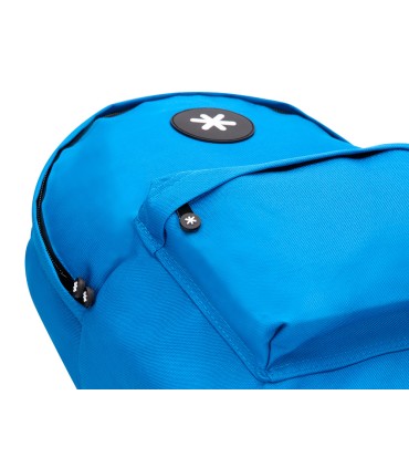 Cartera antartik mochila con asa y bolsillos con cremallera color azul 310x160x410 mm