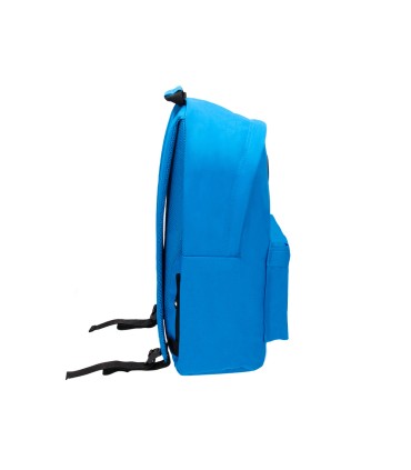 Cartera antartik mochila con asa y bolsillos con cremallera color azul 310x160x410 mm