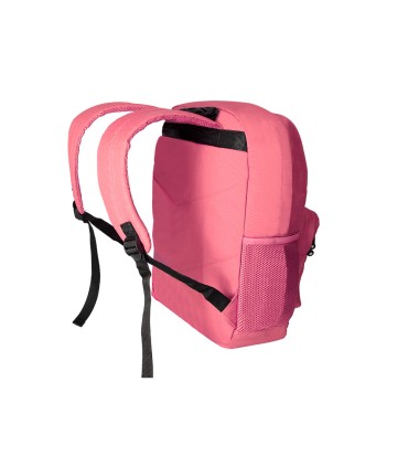 Cartera antartik mochila con asa y bolsillo frontal concremallera color coral 320x140x430 mm