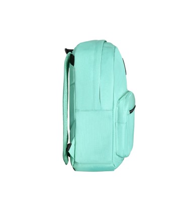 Cartera antartik mochila con asa y bolsillo frontal concremallera color verde menta 320x140x430 mm