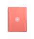 Cuaderno espiral liderpapel a4 micro antartik tapa forrada80h 90 gr horizontal 1 banda 4 taladros color rosa claro