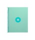 Cuaderno espiral liderpapel a4 micro antartik tapa forrada80h 90 gr horizontal 1 banda 4 taladros color menta