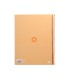 Cuaderno espiral liderpapel a4 micro antartik tapa forrada80h 90 gr horizontal 1 banda 4 taladros color peach