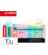 Rotulador stabilo boss fluorescente 70 pastel deskset estuche de 15 unidades colores surtidos