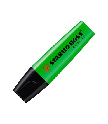 Rotulador stabilo boss fluorescente 70 verde estuche de 4 unidades