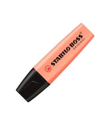 Rotulador stabilo boss fluorescente 70 pastel naranja palido