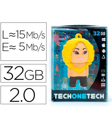 Memoria usb tech on tech shasha kira 32 gb