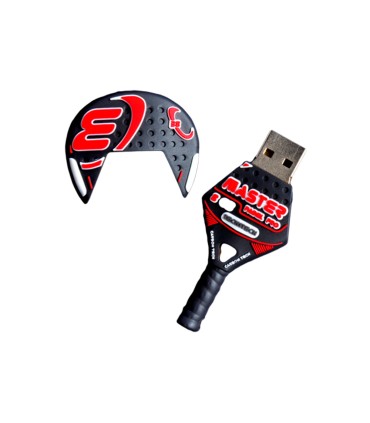 Memoria usb tech on tech raqueta padel roja 32 gb