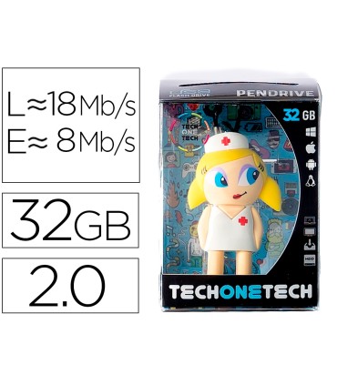 Memoria usb tech on tech enfermera kitty 32 gb