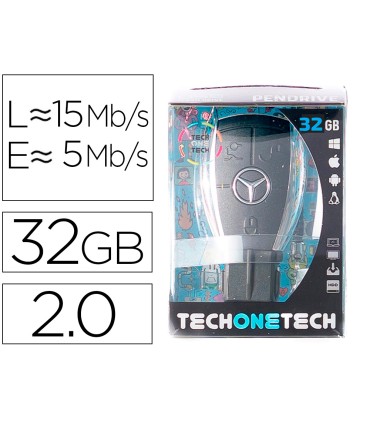 Memoria usb tech on tech llave mercedes 32 gb