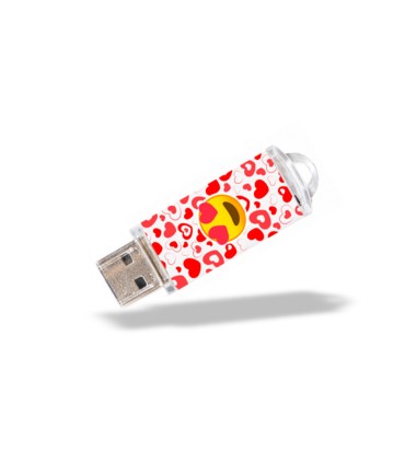 Memoria usb tech on tech emojitech heart eyes 32 gb