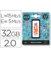 Memoria usb tech on tech emojitech heart eyes 32 gb