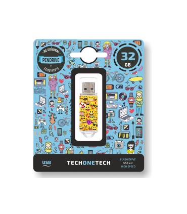 Memoria usb tech on tech emojitech emojis 32 gb