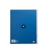 Cuaderno espiral liderpapel a4 micro antartik tapa forrada 80h 90 gr cuadro 5mm 1 banda 4 taladros azul oscuro