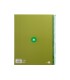 Cuaderno espiral liderpapel a4 micro antartik tapa forrada 80h 90 gr cuadro 5mm 1 banda 4 taladros verde