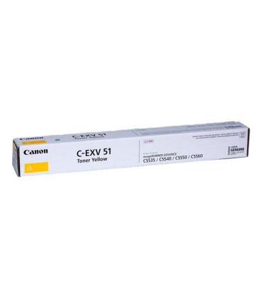 Toner canon exv51 ir c5335 c5540 c55000 amarillo