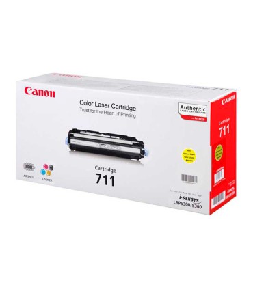 Toner canon 711y lbp5300 lbp5360 amarillo