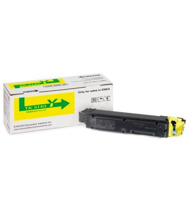 Toner tk 5140y kyocera ecosys m6530cdn m6530cdn kl3 p6130cdn p6130cdn kl3 amarillo tk5140