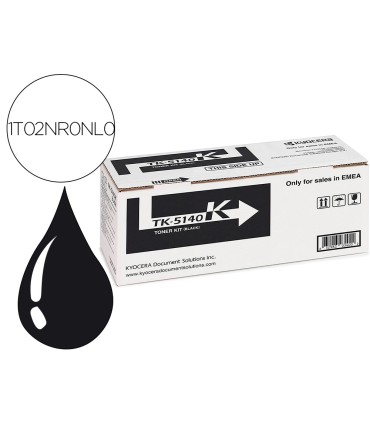 Toner tk 5140k kyocera ecosys m6530cdn m6530cdn kl3 p6130cdn p6130cdn kl3 negro tk5140