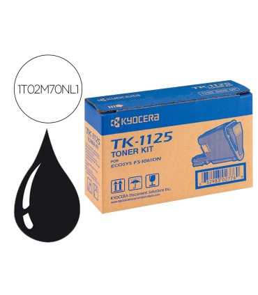 Toner tk1125 kyocera mita fs 1061dn 1325mfp negro