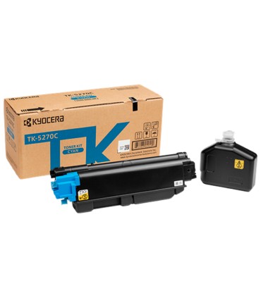 Toner kyocera tk5270c cian para ecosys m6230 6630cidn