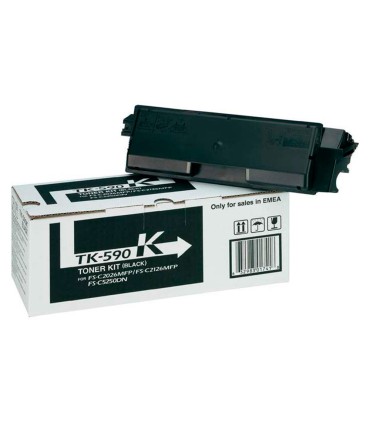 Toner kyocera tk 5195c mita negro tk590k