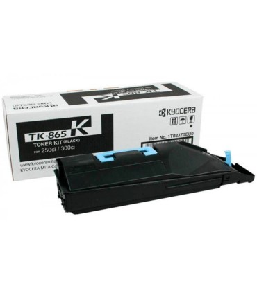 Toner kyocera mita taskalfa 250ci 300ci tk865k mfp toner negro