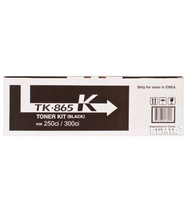 Toner kyocera mita taskalfa 250ci 300ci tk865k mfp toner negro