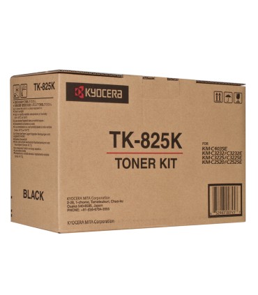 Toner kyocera mita km c2520 3225 3232 tk825k negro