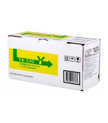 Toner kyocera laser tk570y para fs 5400 amarillo