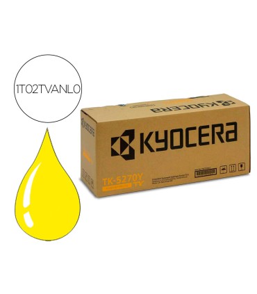 Toner kyocera tk5270y amarillo para ecosys m6230 6630cidn