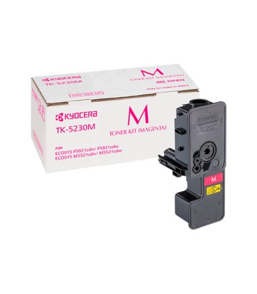 Toner kyocera mita tk 5230m magenta 2200 pag