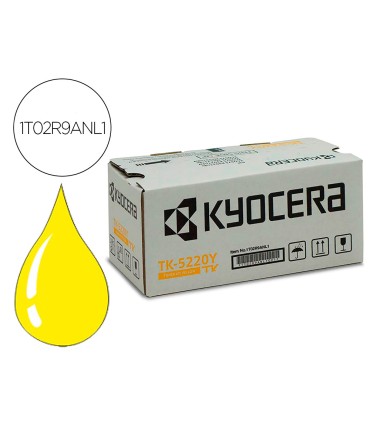 Toner kyocera mita tk 5220y amarillo ecosys m5521cdw ecosys m5521cdn 1200 pag