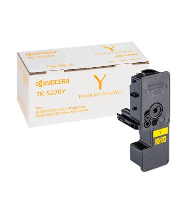 Toner kyocera mita tk 5220y amarillo ecosys m5521cdw ecosys m5521cdn 1200 pag