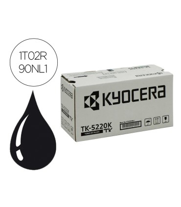 Toner kyocera mita tk 5220k negro ecosys m5521cdw ecosys m5521cdn 1200 pag