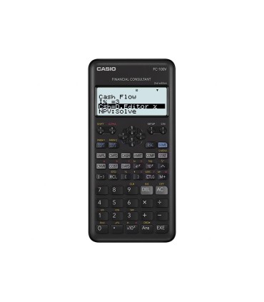 Calculadora casio fc 100v financiera 4 lineas 102 digitos almacenamiento flash calculo de ganancias con tapa