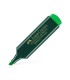 Rotulador faber castell fluorescente textliner 48 63 verde blister de 1 unidad