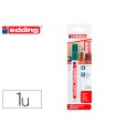 Rotulador edding marcador permanente 3000 n.4 verde punta redonda 1,5-3 mm blister de 1 unidad