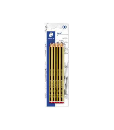 Lapices de grafito staedtler noris n2 hb blister de 10 unidades